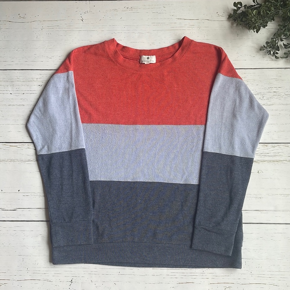 Socialite Colorblock Sweatshirt